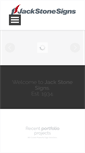 Mobile Screenshot of jackstonesigns.com